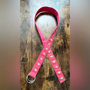 J.Crew | unisex pineapple ribbon belt. Size: M/L